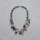 • Statement Ασημένιο Κολιέ με Φυσικά Μαργαριτάρια & Lapis Lazuli 