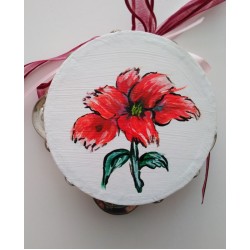 Painting - Tambourine - Hibiscus