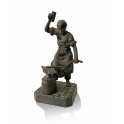 Bronze sculpture - the blacksmith (size: 10 X10X30cm) 