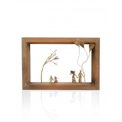 Decorative frame with brass - Autumn