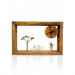 Decorative frame with bronze - Family in the frame 