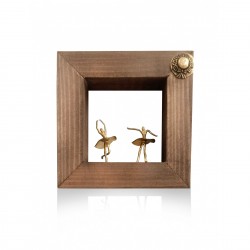 Decorative frame with bronze - Ballet 