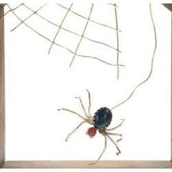 Διακοσμητικό κάδρο με μπρούντζο -  Η αράχνη  