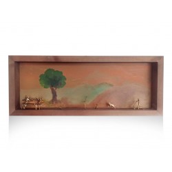 Decorative wall painting frame with bronze - The Countryside 