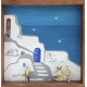 Διακοσμητικό κάδρο ζωγραφικής με μπρούντζο - Τουρίστες 