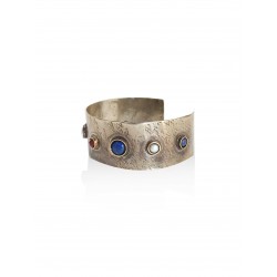 Alpaca bracelet - with stones A ' 