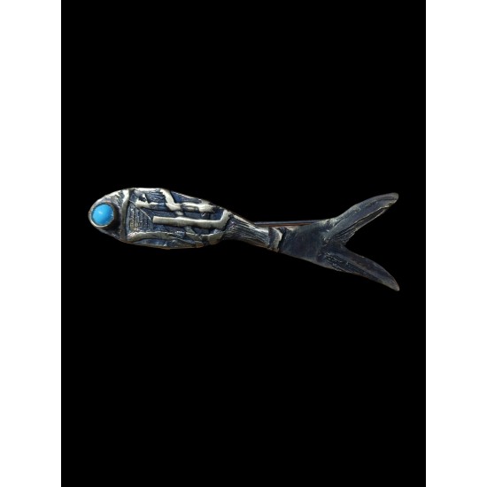Καρφίτσα μπρούντζινη - ψάρι(5Χ3.5 εκ.) 