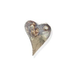 Alpaca-heart pin 