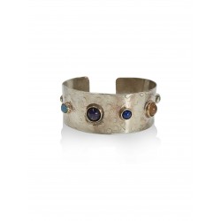 Alpaca bracelet - with stones B