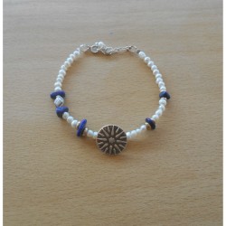 Silver bracelet - Vergina star 