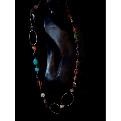 Necklace - mineral stones