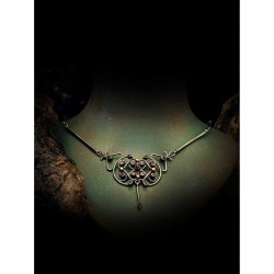 Necklace silver gold - Byzantium 
