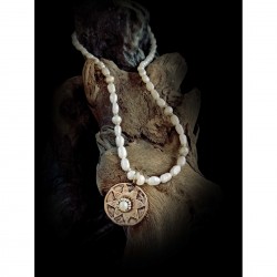 Pearl star - necklace
