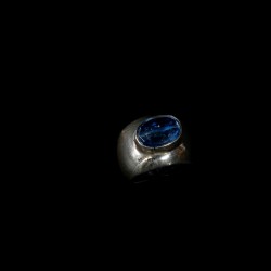 Blue topaz ring