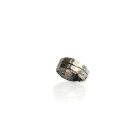 Silver ring - with line