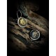 Σκουλαρίκια ασημένια - νομισμα μπρουντζινο Φίλιππος